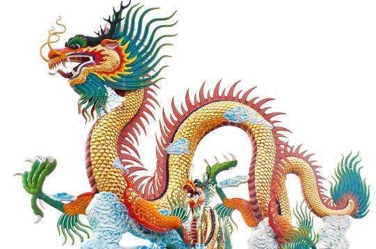 龙_白色背景_图片大全—全景创意图库（quanjing.com）中国领先的正版图片视频素材网站