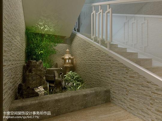 滑县紫金庭院别墅-装修设计效果图-十度空间装饰.师