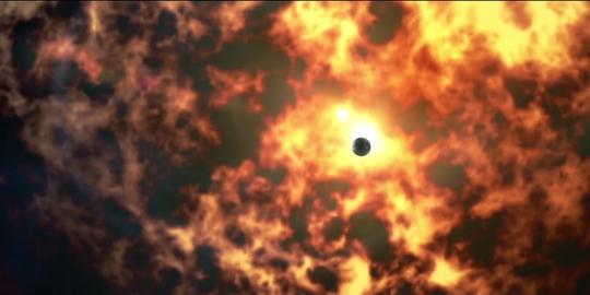 宇宙手爆炸全息投影_1920x836_高清视频素材下载(编号