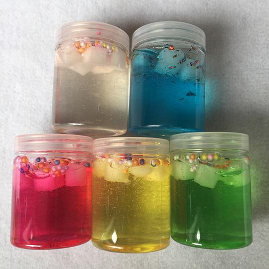 创意益智底硼云朵泥椰果泥水晶泥环保无毒解压史莱姆儿童玩具