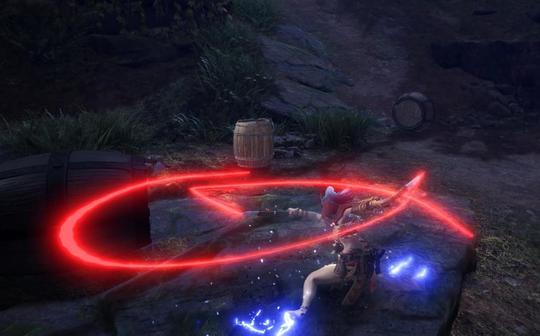 《怪物猎人世界:冰原》双刀攻击特效mod