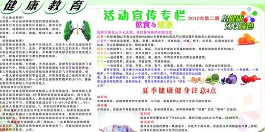 健康教育宣传专栏图片