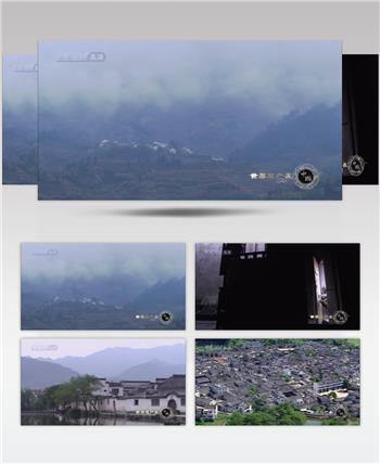 eps20.皖南古村落-西递_batch中国高清实拍素材宣传片