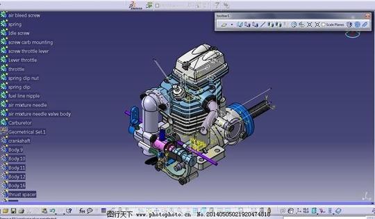 模型飞机的引擎免费下载发动机模型模型发动机3d模型素材建筑
