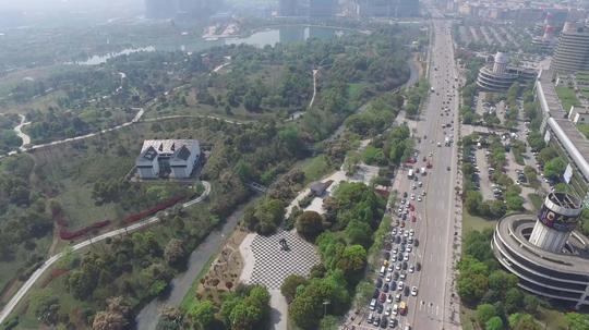 义乌航拍_3840x2160_高清视频素材下载(编号:1254905)