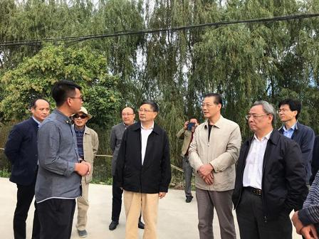 省关工委一行赴龙虬镇调研青年农民创业项目