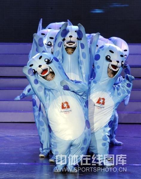 组图:第十二届全运会吉祥物揭晓斑海豹宁宁