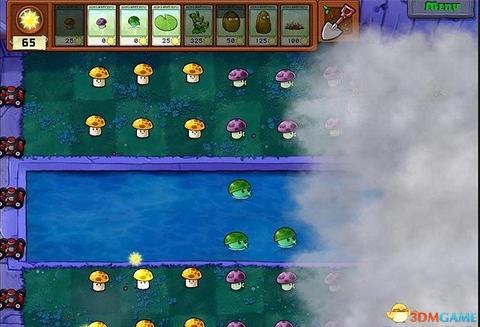 保卫萝卜后期转角种海蘑菇的游戏画面