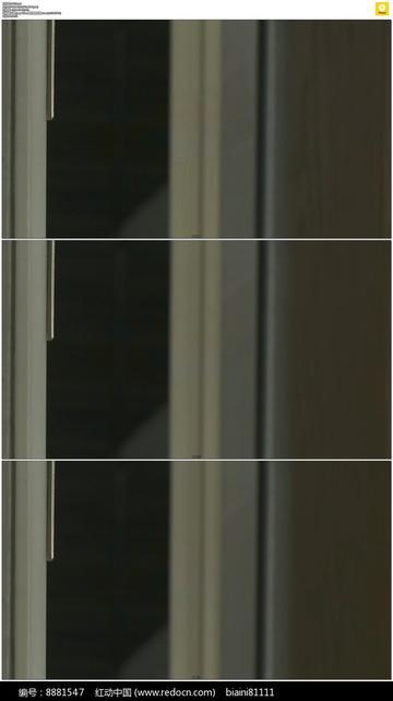 开门出去实拍视频素材