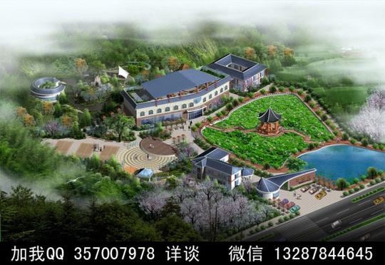 农家乐设计案例效果图