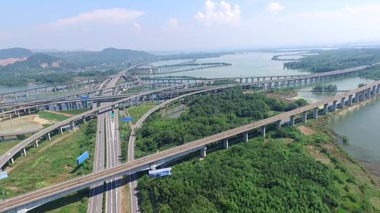 7k安徽铜南宣高速公路航拍_2704x1520_高清视频素材