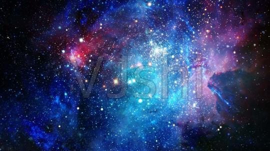 唯美星空大气星云宇宙穿梭_3840x2160_高清视频素材