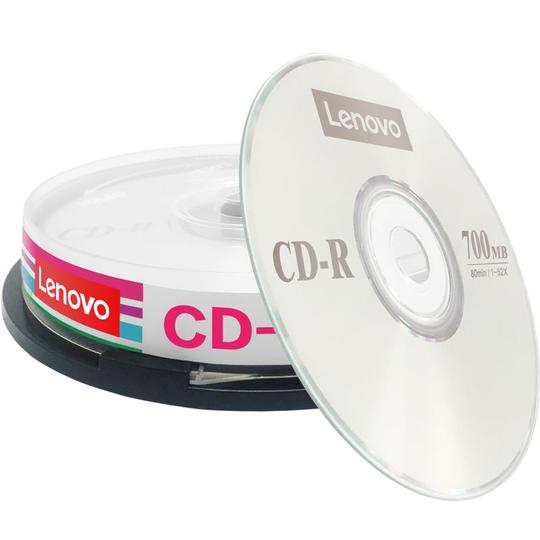 lenovo/联想正品cd空白盘vcd视频mp3刻录盘cd-r车载光碟10片700mb主图4