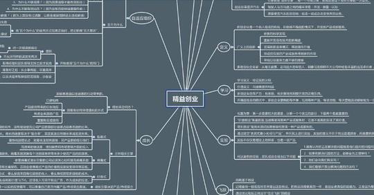 《精益创业》摘录以及思维导图