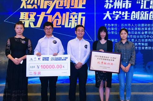 外包学院荣获汇思杯大学生创新创业竞赛第二名