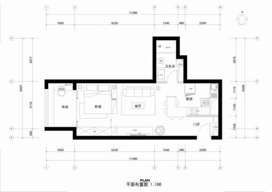 47㎡小蜗居户型奇特,精心设计后温暖甜蜜让人心动