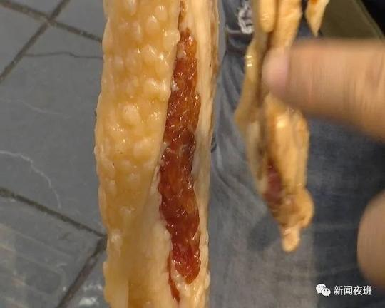 买的腊肉成色不对，上面还有一个个泡泡，市民:淋巴肉做的?