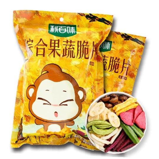 秋百味果蔬脆果蔬脆片综合果蔬干独小包装脆片脱水蔬果干非罐装