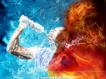 冰火两重天图片搞笑