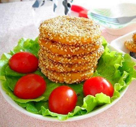 南瓜饼芝麻的做法大全图解