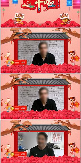 视频素材/片头片尾/ae模板其他视频狗年春节元旦贺岁片头模板2018
