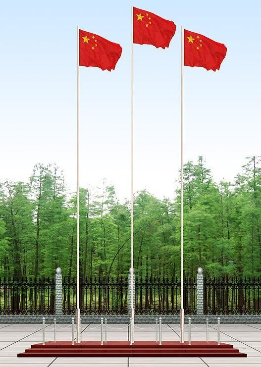升旗台素材下载升旗台模板下载升旗台旗杆国旗不锈钢护栏铁艺