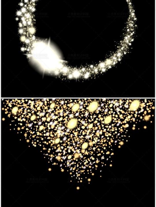 精灵仙子魔法闪光效粒子心形特效星光斑摄影后期溶图背景设计素材
