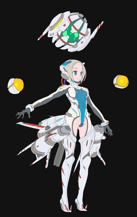 手绘插画线稿手稿黑白素材少女服装设计p站人物设计