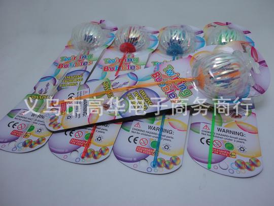 批发新奇特炫彩摇摇棒花新款泡泡棒花地摊热卖玩具