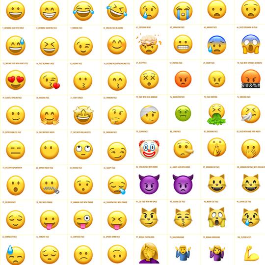 ae模板-102个可爱卡通社交网络emoji表情动画+渲染好的视频素材