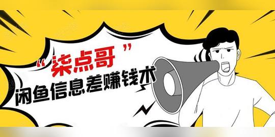 柒点哥闲鱼项目手把手教你信息差赚钱术，月入过万【视频课程】