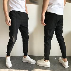 快手红人同款男裤韩版休闲裤长裤小脚裤社会精神小伙修身紧身裤子