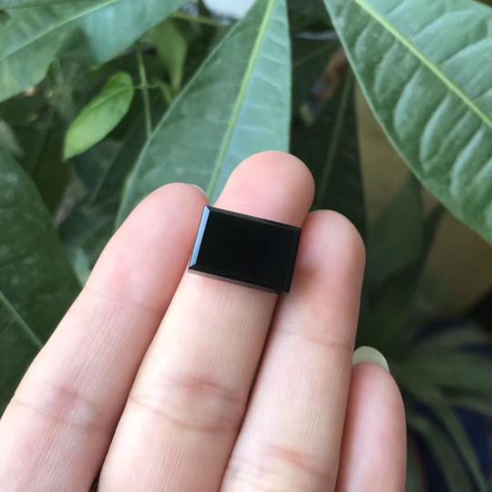 凯琪珠宝缅甸天然a货翡翠墨翠马鞍戒面各种款式大小支持定制