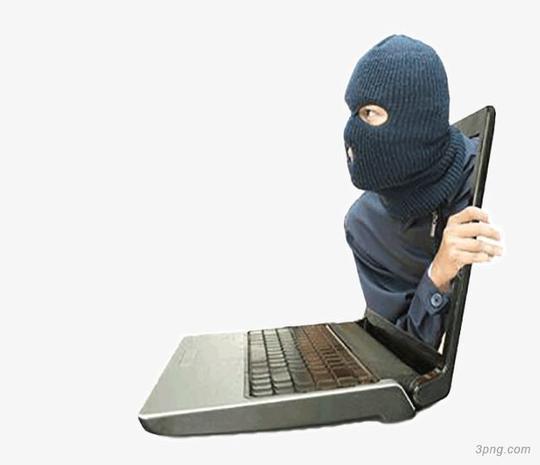 小偷电脑小偷小偷强盗电脑类比电脑计算机小偷的手绘小偷被锁定的小偷狗