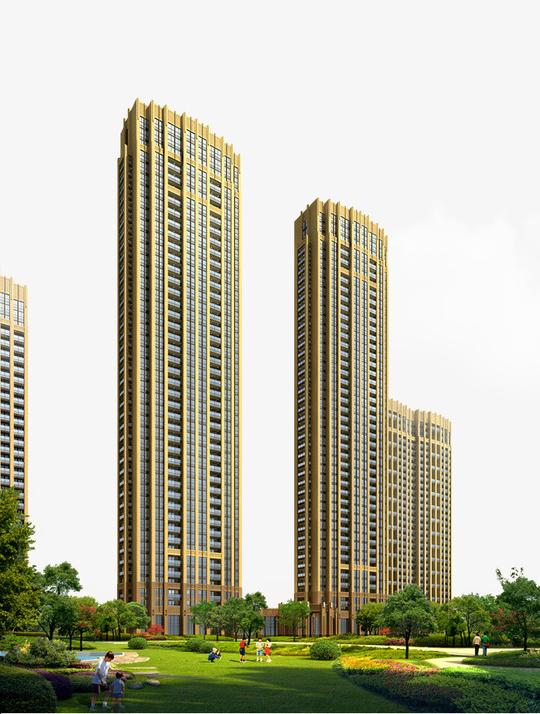 城市建筑房地产素材png素材-90设计