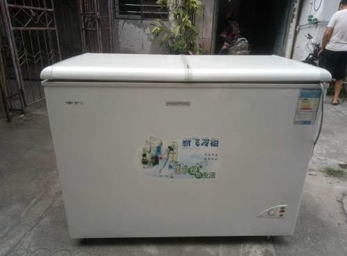 89成新新飞牌265升卧式微冷冻冰柜--500元