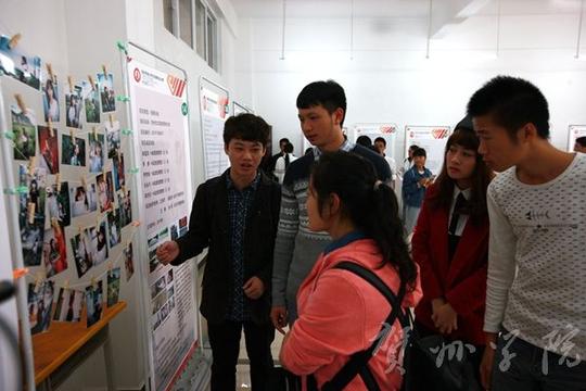 此次成果展示是学校实施引导,鼓励大学生创新创业举措带来的成效,给