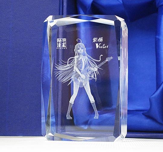 紫嫣violet动漫音乐少女紫嫣水晶冰雕