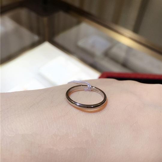 cartier卡地亚1895光面素圈对戒单钻戒指婚戒钻戒