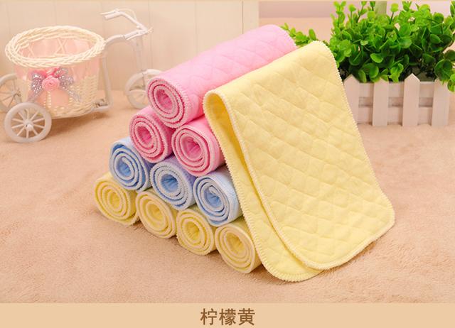 图解纱布尿布的叠法