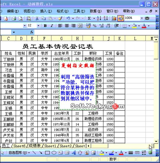 办公室excel表格常用功能教程