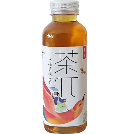 农夫山泉茶兀饮料茶派果味水玫瑰荔枝红茶味500ml*15瓶整箱