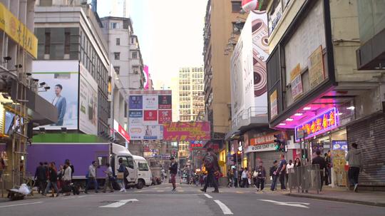 香港街道路口_1920x1080_高清视频素材下载(编号:)