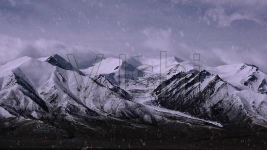 暴风雪红军过草地雪山_1920x1080_高清视频素材下载