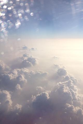 ,风景,灰色,云,云端,