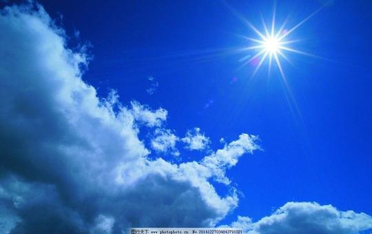 天空素材蓝天白云摄影蔚蓝天空素材下载