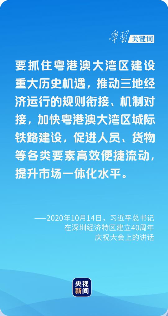 学习关键词丨大湾区大未来