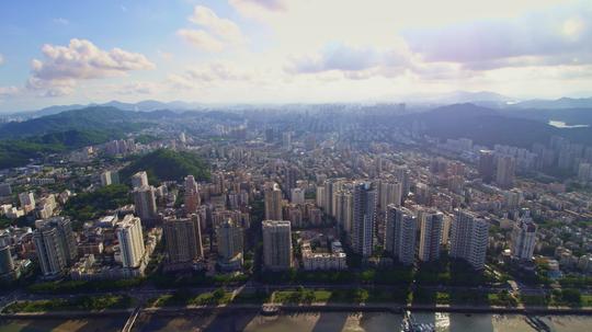 珠海城市航拍_3840x2160_高清视频素材下载(编号:)