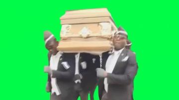 黑人抬棺材幽默表情包