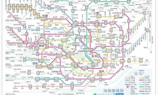 东京地铁运营线图形矢量素材模板免费下载ai格式编号16245562千图